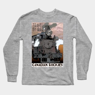 Retro Railway Travel Canada_05 Long Sleeve T-Shirt